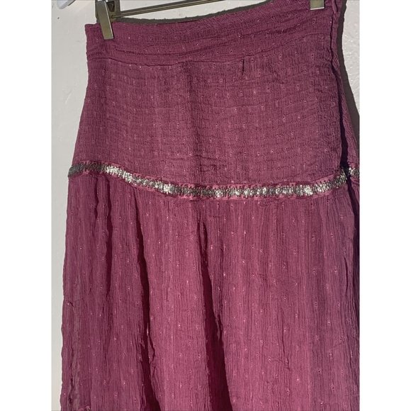 Free People Womens Skirt  Light Purple Boho NWT - Picture 7 of 9